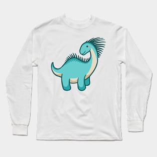 Cute Amargasaurus, Dino, Dinosaur Long Sleeve T-Shirt